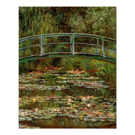Poster Monet Pont Japonais de Giverny (Devant)