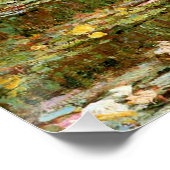 Poster Monet Pont Japonais de Giverny (Coin)