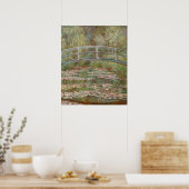 Poster Monet Pont Japonais de Giverny (Cuisine)