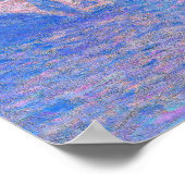 Poster Monet - pont Waterloo, effet de lumière du soleil, (Coin)