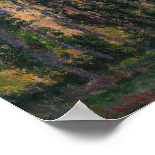 Poster Monet - Poplars À Giverny 1888 (Coin)