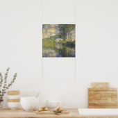 Poster Monet - Poplars Sur L'Epte (Cuisine)