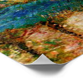 Poster Monet - Poplars sur les rives de la rivière Epte à (Coin)