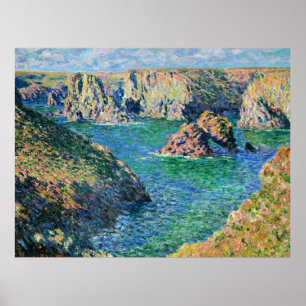 Poster Monet - Port Donnant, Belle Ile,