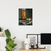 Poster Monet - Pot de Pêches (Bureau à domicile)