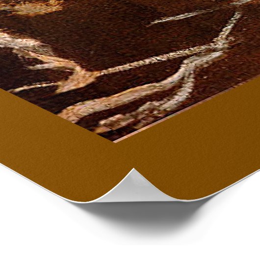 Poster Monet - Pot de Pêches (Coin)
