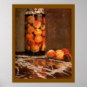 Poster Monet - Pot de Pêches (Devant)