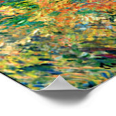 Poster Monet - Près de Monte Carlo, célèbre peinture, (Coin)