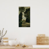 Poster Monet - Promenade (Route de la ferme Saint-Siméon) (Cuisine)