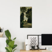 Poster Monet - Promenade (Route de la ferme Saint-Siméon) (Bureau à domicile)