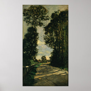 Poster Monet - Promenade (Route de la ferme Saint-Siméon)