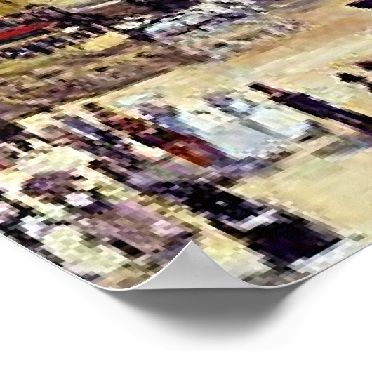 Poster Monet - Quai du Louvre, Paris, (Coin)