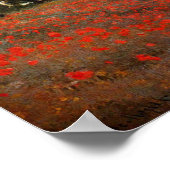 Poster Monet Red Poppy Field Fine Art Print (Coin)