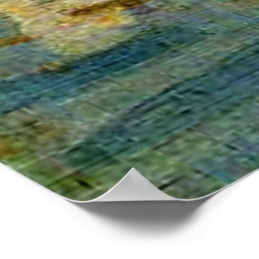 Poster Monet, Regattas à Argenteuil (Coin)