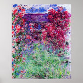 Poster Monet Rose (Devant)