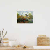 Poster Monet Rose Garden (Cuisine)