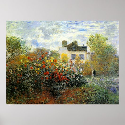 Poster Monet Rose Garden (Devant)