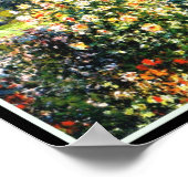 Poster Monet - Roses dans le Jardin de Montgeron, art (Coin)