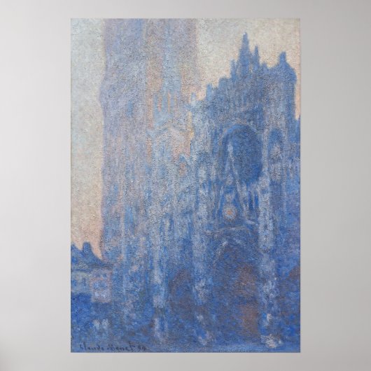 Poster Monet - Rouen Cathedral, Tour D'Albane (Devant)