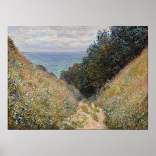 Poster Monet - Route À La Cavee Pourville