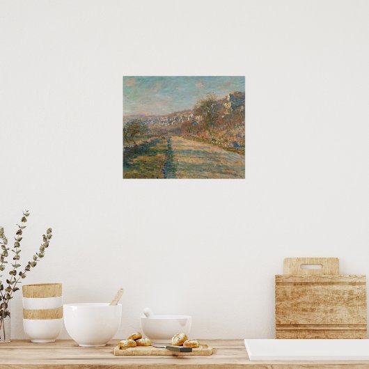 Poster Monet - Route De La Roche Guyon (Cuisine)