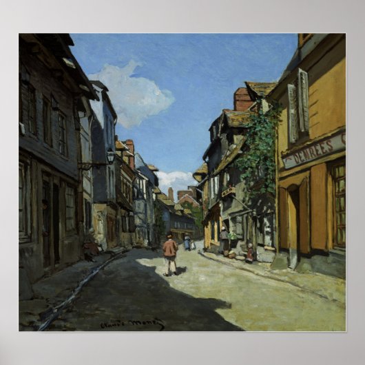 Poster Monet - Rue De La Bavolle Honfleur (Devant)