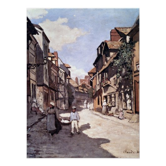 Poster Monet - Rue du Bavolie Honfleur (Devant)