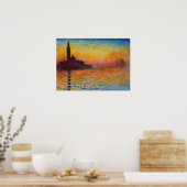 Poster Monet - San Giorgio Maggiore À Dusk 1908 (Cuisine)