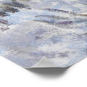 Poster Monet Scène de neige à Argenteuil (Coin)