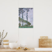 Poster Monet - Série de l'Effet de Vent des Peupliers (Cuisine)