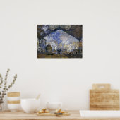 Poster Monet - Station Saint Lazare (Cuisine)