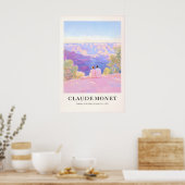 Poster Monet Style Grand Canyon Print French Pastel Wall (Cuisine)