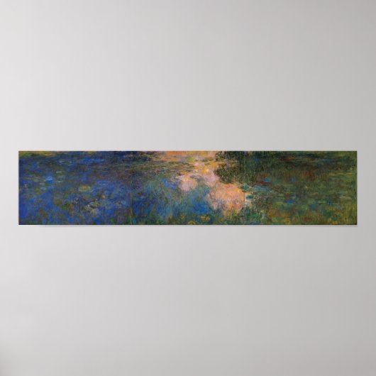 Poster Monet - The Water Lily Pond (Devant)