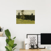 Poster Monet - Train À La Campagne (Bureau à domicile)