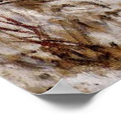 Poster Monet - Train dans la neige à Argenteuil, (Coin)