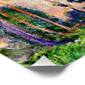 Poster Monet - Trois arbres en gris (Coin)