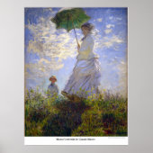 Poster Monet Umbrella par Claude Monet (Devant)