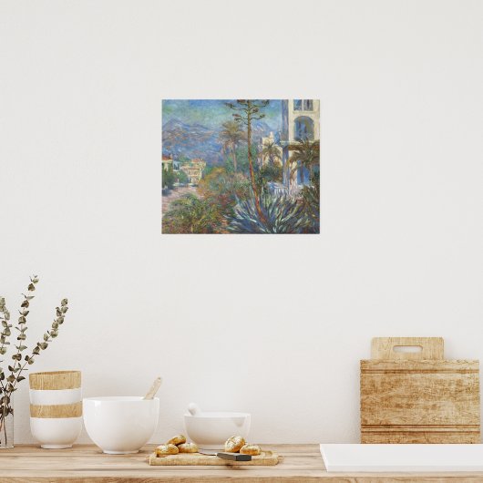 Poster Monet - Villas À Bordighera (Cuisine)