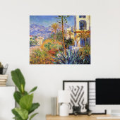 Poster Monet - Villas à Bordighera, (Bureau à domicile)