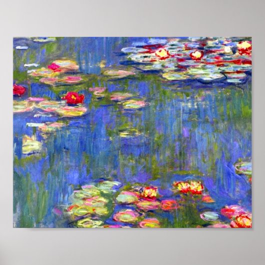 Poster Monet Water Lilies 1916 (Devant)