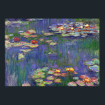 Poster Monet Water Lilies Chef-d'oeuvre Peinture<br><div class="desc">Monet Water Lilies - Ce tableau Monet classique a été peint par Claude Monet en 1916. Il fait partie de sa célèbre collection de nénuphars où il peint dans son jardin à Giverney,  France. Un tableau de chef-d'oeuvre.</div>