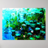 Poster Monet Water Lillies (Devant)
