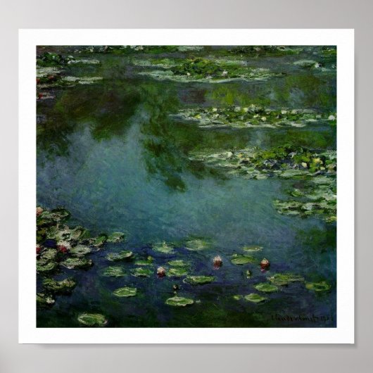 Poster Monet Water Lillies (Devant)