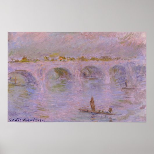 Poster Monet - Waterloo Bridge In London (Devant)