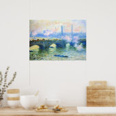 Poster Monet - Waterloo Bridge, London, (Cuisine)