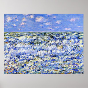 Poster Monet - Waves Breaking, famous artwork