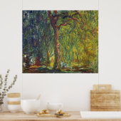 Poster Monet, Willow en pleurs (Cuisine)