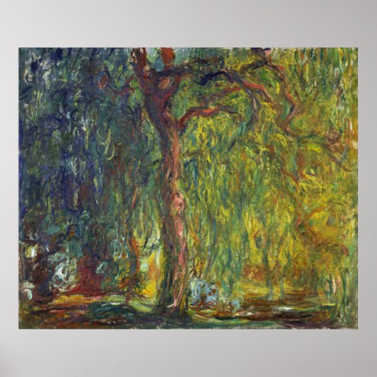 Poster Monet, Willow en pleurs (Devant)