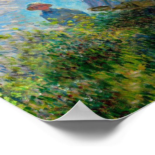 Poster Monet Woman Parasol Impressionism (Coin)