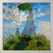 Poster Monet Woman Parasol Impressionism (Devant)